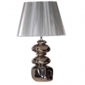 Silver Stacked Pebble Lamp Image