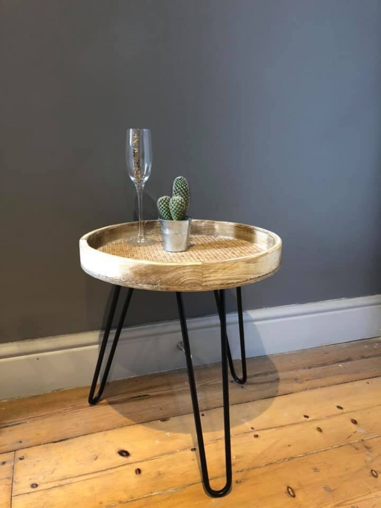 Bleach Wood Side Table Interior Designs Sussex