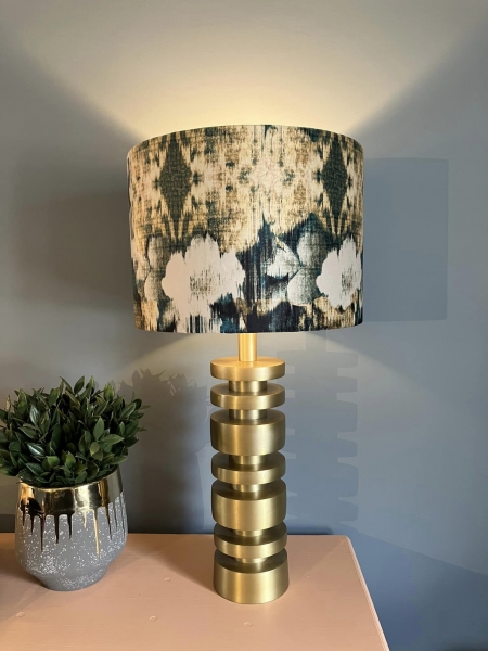 Golden Lamp & Colour Fade Shade Image
