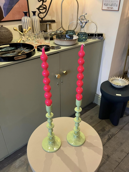 Pink Bobble Candles Image