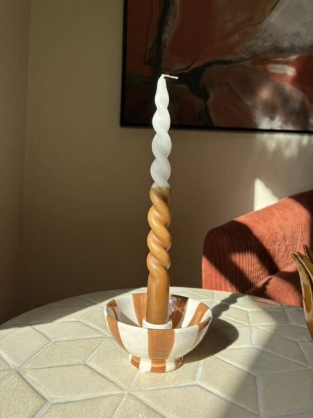 Toffee Stripe Candle Stick Image