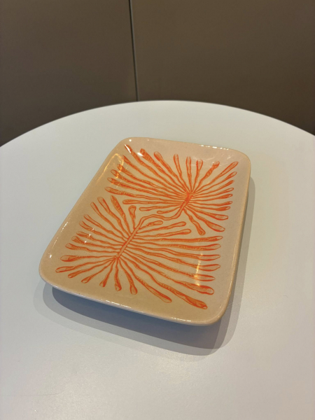 Orange Design Plate Image