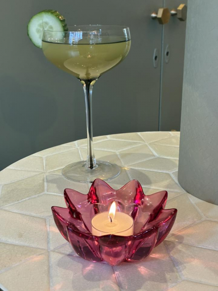 Pink Flower T-light Image