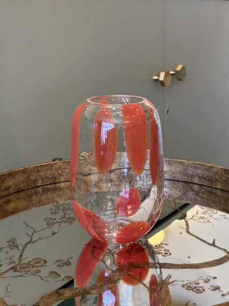 Red Spotty Vase Image