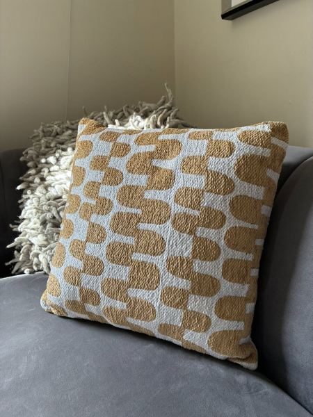 Mustard Design Cushion Image