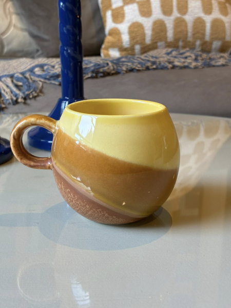 Yellow & Caramel Mug Image