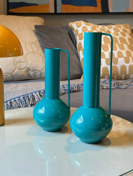 Teal Deco Vase L Image