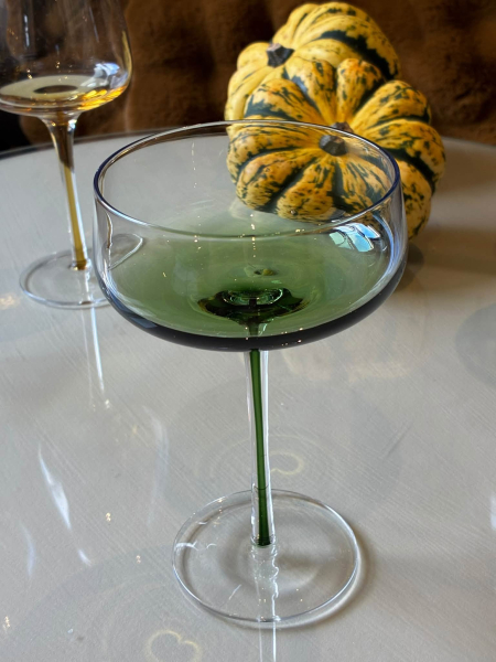 Green Cocktail Glass Image