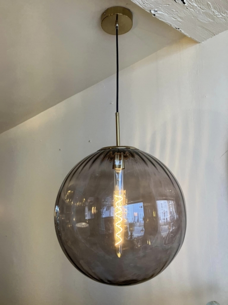 Ripple Grey Pendent 40cm Image