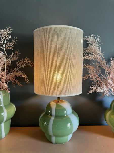 Green & White Lamp  Image